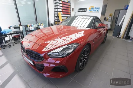 BMW G29 Z4 썬팅 재시공 사례! 루마 버텍스900 80% 어항썬팅 밝은썬팅 시공했어요 / 성남, 판교, 용인