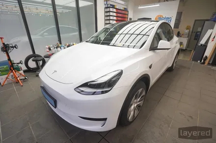 테슬라 모델Y RWD에 잘 어울리는 옵티멈 CXT 썬팅 시공했습니다! / 성남, 판교, 용인