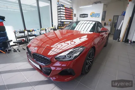 BMW G29 Z4 썬팅 재시공 사례! 루마 버텍스900 80% 어항썬팅 밝은썬팅 시공했어요 / 성남, 판교, 용인