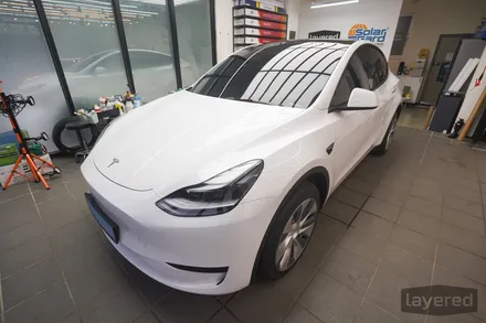 테슬라 모델Y RWD에 잘 어울리는 옵티멈 CXT 썬팅 시공했습니다! / 성남, 판교, 용인