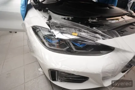 BMW i4 루마 버텍스 1100 + 900 썬팅 조합으로 신차패키지 시공완료 / 성남, 판교, 용인
