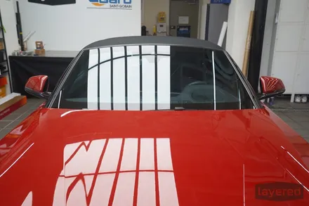 BMW G29 Z4 썬팅 재시공 사례! 루마 버텍스900 80% 어항썬팅 밝은썬팅 시공했어요 / 성남, 판교, 용인