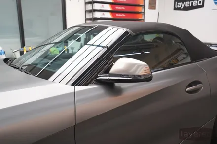 BMW G29 Z4 프로즌그레이 어항썬팅 재시공사례 루마 버텍스900 80% / 경기 성남 수정