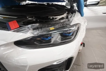 BMW i4 루마 버텍스 1100 + 900 썬팅 조합으로 신차패키지 시공완료 / 성남, 판교, 용인