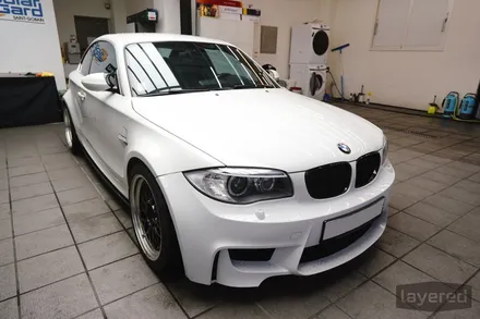BMW E82 1M 썬팅 재시공 루마 버텍스900 80% 어항썬팅 시공사례 / 경기 성남 수정