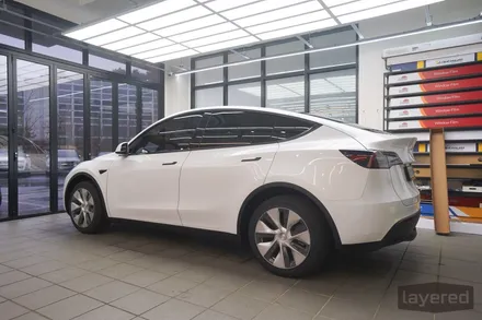 테슬라 모델Y RWD에 잘 어울리는 옵티멈 CXT 썬팅 시공했습니다! / 성남, 판교, 용인