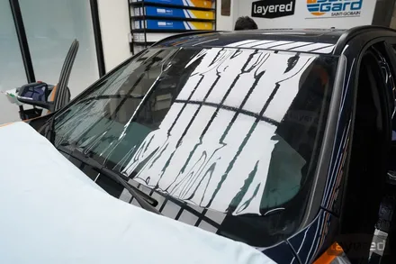 BMW F31 320d 투어링 낡은썬팅 제거 후 썬팅 재시공 썬가드하이퍼 MA / 경기 성남 수정