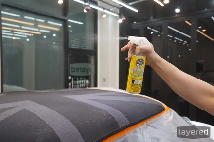 미니쿠퍼JCW 컨버터블 나누크화이트 신차출고후 풀패키지 시공! (루마버텍스 썬팅, 유리막코팅, PPF, 소프트탑코팅) / 성남, 판교, 용인