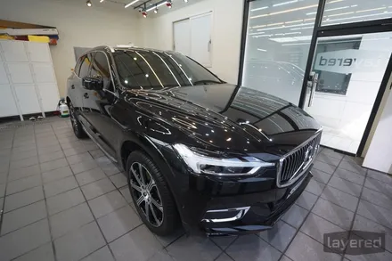 볼보 XC60 블랙 광택 & 유리막코팅(그래핀코팅) 시공사례 / 성남, 판교, 용인