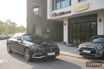 벤츠 E클래스 E450 썬팅은 루마 버텍스 900으로! / 성남, 판교, 용인