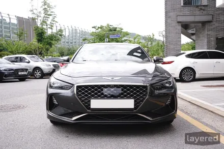제네시스 G70 썬팅 재시공 완료 루마 버텍스 매버릭 반사썬팅 / 경기 성남 수정