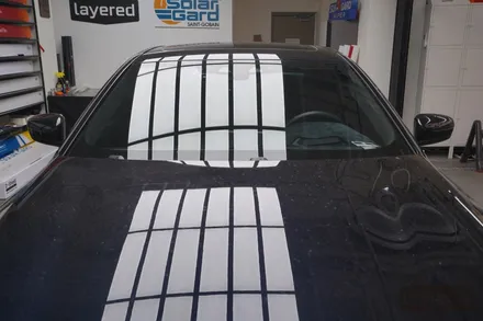 BMW G30 530i 5시리즈 전면유리 교체 후 전면틴팅 시공은 루마 버텍스 900으로! / 성남, 판교, 용인