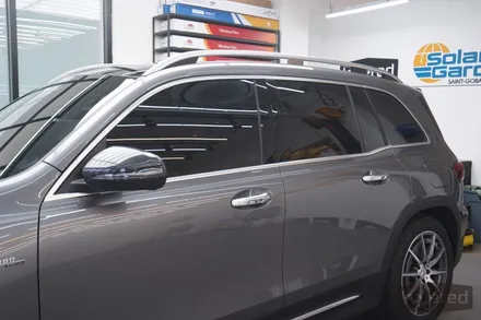 벤츠 GLB 35 AMG 측면유리 비내림현상 펠트지 시공 후 루마 버텍스 700 썬팅 재시공완료! / 성남, 판교, 용인
