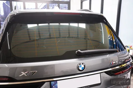 BMW X7 40i 스카이 스크래퍼 그레이 2023 페이스리프트 솔라가드 노블레스K+ 썬팅과 크롬죽이기 / 경기 성남 수정