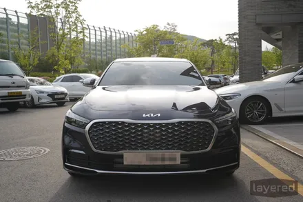 기아 K9 딥크로마블루 썬팅은 비반사 세라믹 썬팅! 판교 솔라가드 볼텍스IR 시공완료 / 성남, 판교, 용인