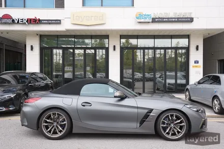 BMW G29 Z4 프로즌그레이 어항썬팅 재시공사례 루마 버텍스900 80% / 경기 성남 수정