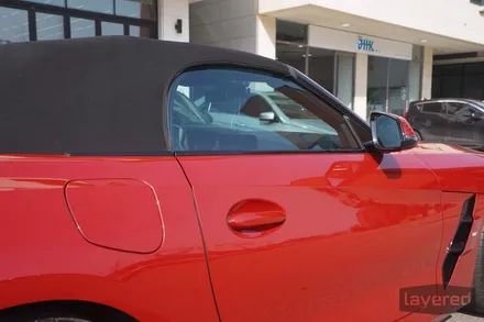 BMW G29 Z4 썬팅 재시공 사례! 루마 버텍스900 80% 어항썬팅 밝은썬팅 시공했어요 / 성남, 판교, 용인