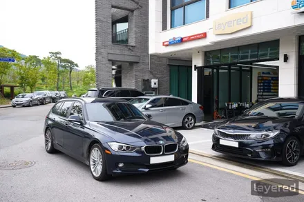 BMW F31 320d 투어링 낡은썬팅 제거 후 썬팅 재시공 썬가드하이퍼 MA / 경기 성남 수정