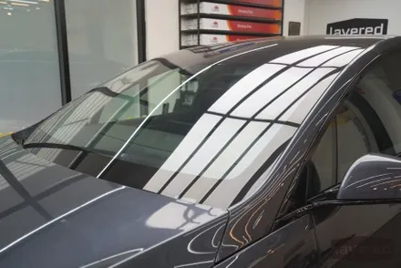 테슬라 모델X 루마 버텍스900 판교 썬팅 시공사례 / 성남, 판교, 용인