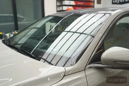 제네시스 G70 바트나그레이 신차패키지 썬팅은 루마 버텍스900과 버텍스700 밝은썬팅으로! / 성남, 판교, 용인