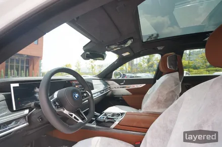 BMW i7  xDrive 60 썬팅은 루마 버텍스 1100 으로 완벽시공! / 성남, 판교, 용인
