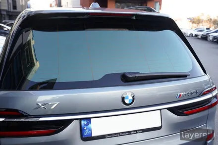 BMW X7 40i 스카이 스크래퍼 그레이 2023 페이스리프트 솔라가드 노블레스K+ 썬팅과 크롬죽이기 / 경기 성남 수정