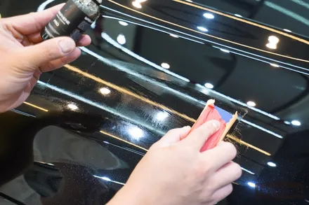 KIA 쏘렌토 하이브리드 MQ4 오로라 블랙펄 판교 솔라가드 새턴 & 신차패키지 시공 / 경기 성남 수정
