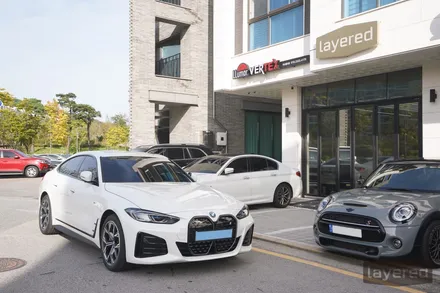 BMW i4 루마 버텍스 1100 + 900 썬팅 조합으로 신차패키지 시공완료 / 성남, 판교, 용인