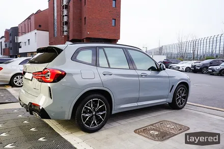BMW X3 브루클린 그레이 신차패키지 시공 - 솔라가드 노블레스 K PLUS / 경기 성남 수정