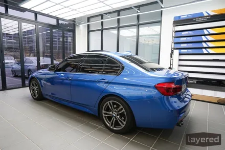 BMW F30 320d 에스토릴블루 틴팅(썬팅) 재시공 - 솔라가드 새턴 / 경기 성남 수정