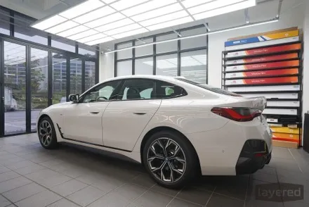 BMW i4 루마 버텍스 1100 + 900 썬팅 조합으로 신차패키지 시공완료 / 성남, 판교, 용인
