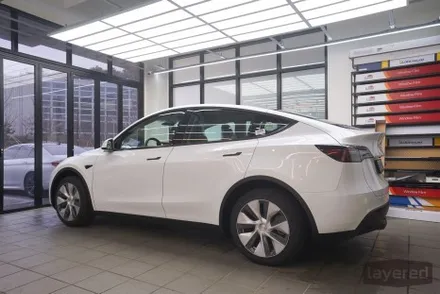 테슬라 모델Y RWD에 잘 어울리는 옵티멈 CXT 썬팅 시공했습니다! / 성남, 판교, 용인