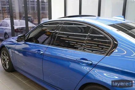 BMW F30 320d 에스토릴블루 틴팅(썬팅) 재시공 - 솔라가드 새턴 / 경기 성남 수정