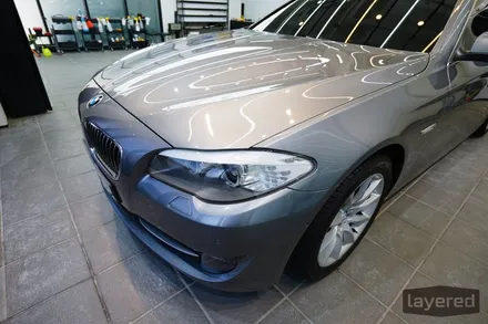 BMW 528i 틴팅 재시공 & 유리막코팅 시공 사례(솔라가드 노블레스 Vortex IR) - 네이버 GL클럽회원님 차량 / 경기 성남 수정