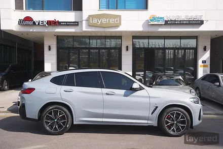 BMW X4 20i MSP PRO 브루클린 그레이 판교 루마버텍스 1100 + 900 조합으로 신차패키지 시공완료! / 경기 성남 수정