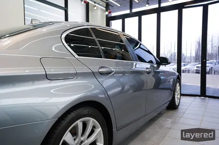 BMW 528i 틴팅 재시공 & 유리막코팅 시공 사례(솔라가드 노블레스 Vortex IR) - 네이버 GL클럽회원님 차량 / 경기 성남 수정