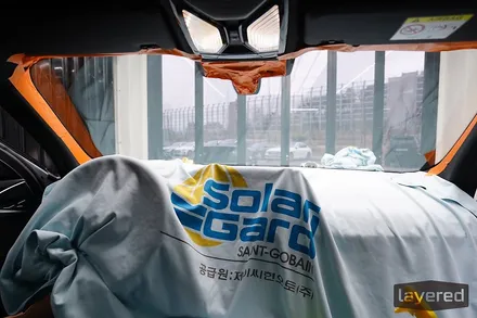 BMW X3 브루클린 그레이 신차패키지 시공 - 솔라가드 노블레스 K PLUS / 경기 성남 수정
