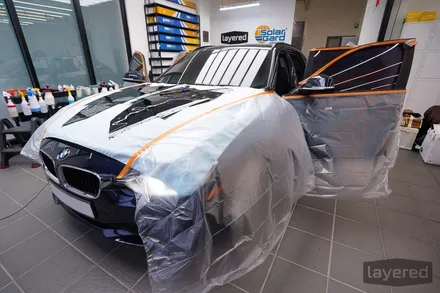 BMW F31 320d 투어링 낡은썬팅 제거 후 썬팅 재시공 썬가드하이퍼 MA / 경기 성남 수정