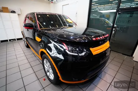 랜드로버 디스커버리5 산토리니블랙 판교 광택 & 유리막코팅 / 경기 성남 수정