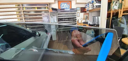 강릉틴팅 제네시스G80 레이노s9 열차단썬팅 시공후기 / 강원 강릉