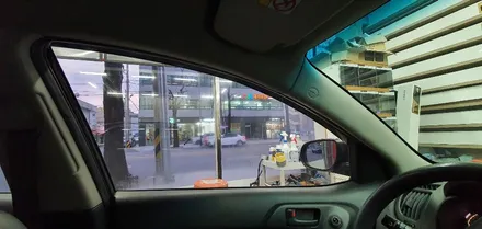 레이노s9썬팅 포르테 재시공 시공후기[강릉옥천점] / 강원 강릉