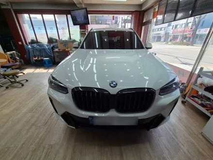 강릉 BMW X3 전면유리교환 후 전면썬팅까지 한번에 Go / 강원 강릉