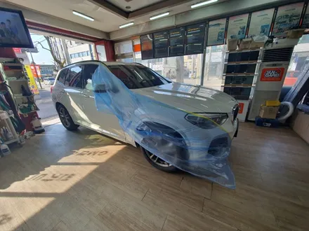 강릉 BMW X3 전면유리교환 후 전면썬팅 티나인R100 / 강원 강릉