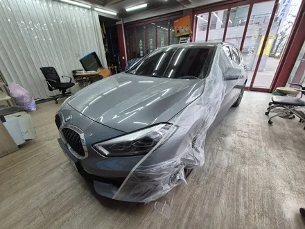 강릉썬팅 BMW120i 전면유리교환 후 전면틴팅 완성 / 강원 강릉