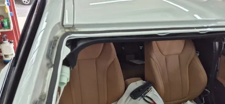 강릉 Bmw 330e 전면유리교환 후 전면썬팅 / 강원 강릉