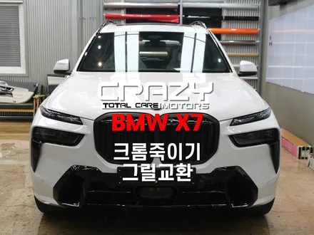 대구 BMW X7 전체 크롬죽이기, 블랙 그릴 교환 시공 후기 / 대구 수성구 중동