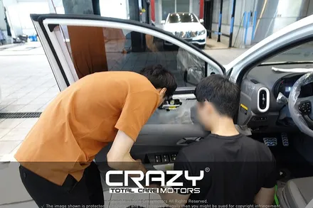 JA 모닝 터보 크레이지 프리미엄 신차패키지, 언더코팅+방음+머플러코팅, 트윈머플러 팁, 보조배터리 에코파워팩 S7, 마이키 링크, 불스원 와이드미러(2부) / 대구 수성구 중동