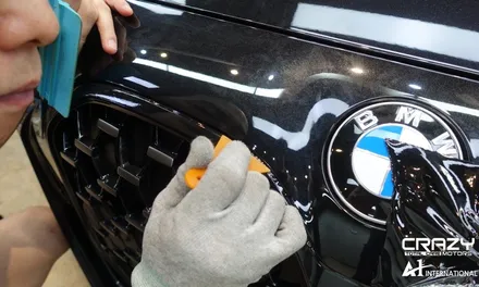 [자동차랩핑] BMW42Oi 그릴크롬랩핑 대구/크레이지모터스 / 대구 수성구 중동