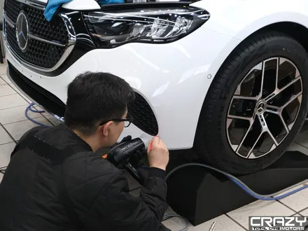 대구 벤츠 E200 카바차 프론트 패키지 PPF 시공 후기 | 본넷·앞범퍼 보호 시공 / 대구 수성구 중동