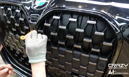 [자동차랩핑] BMW42Oi 그릴크롬랩핑 대구/크레이지모터스 / 대구 수성구 중동